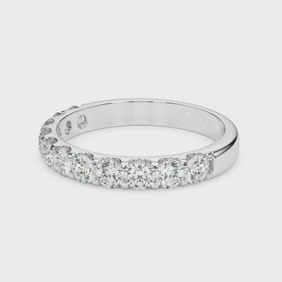 Whisper Light lab-grown diamond band, 14k white gold#Color_White Gold