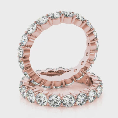 Daylight Circle lab-grown diamond eternity band, 14k gold