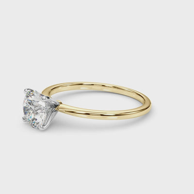 Daylight Solitaire lab-grown diamond solitaire, 14k yellow gold#Color_Yellow Gold