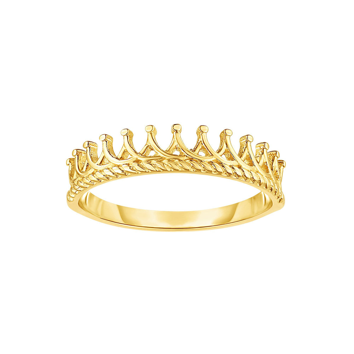 Crown Pledge 14k gold crown ring