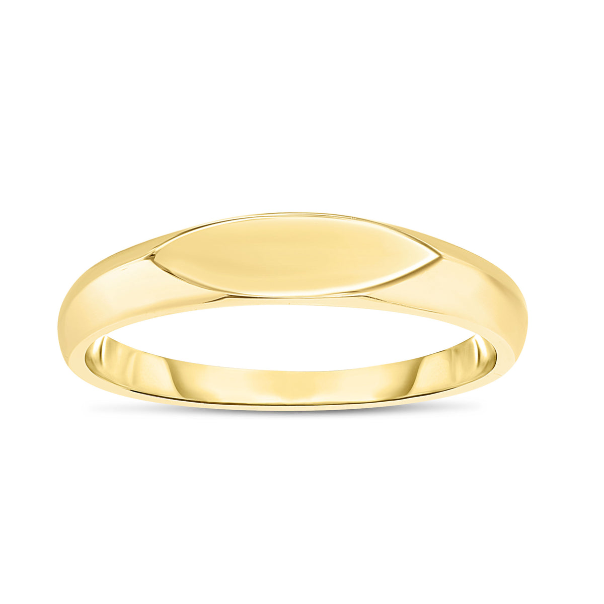 Quiet Band 14k gold band